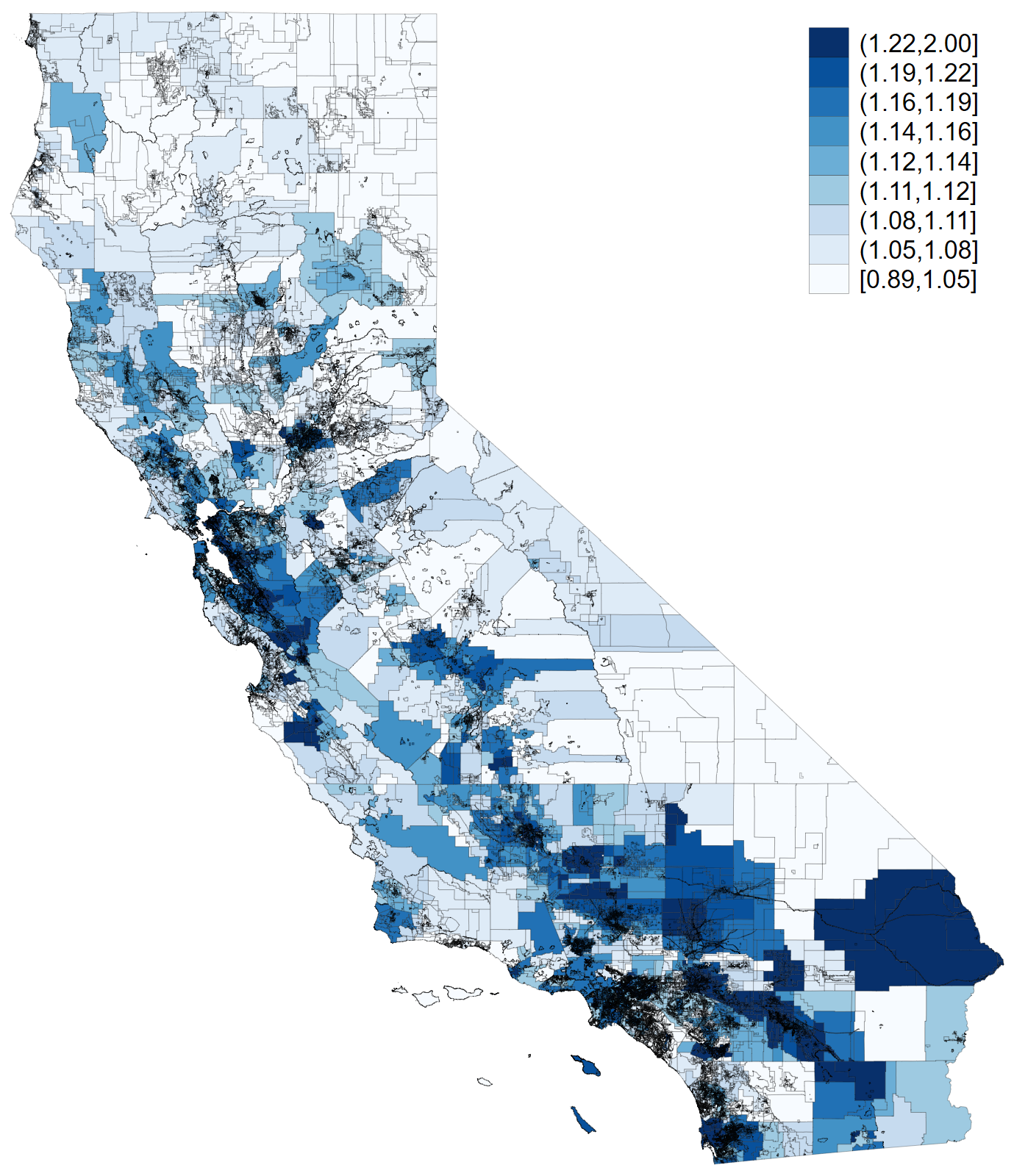 California property tax map