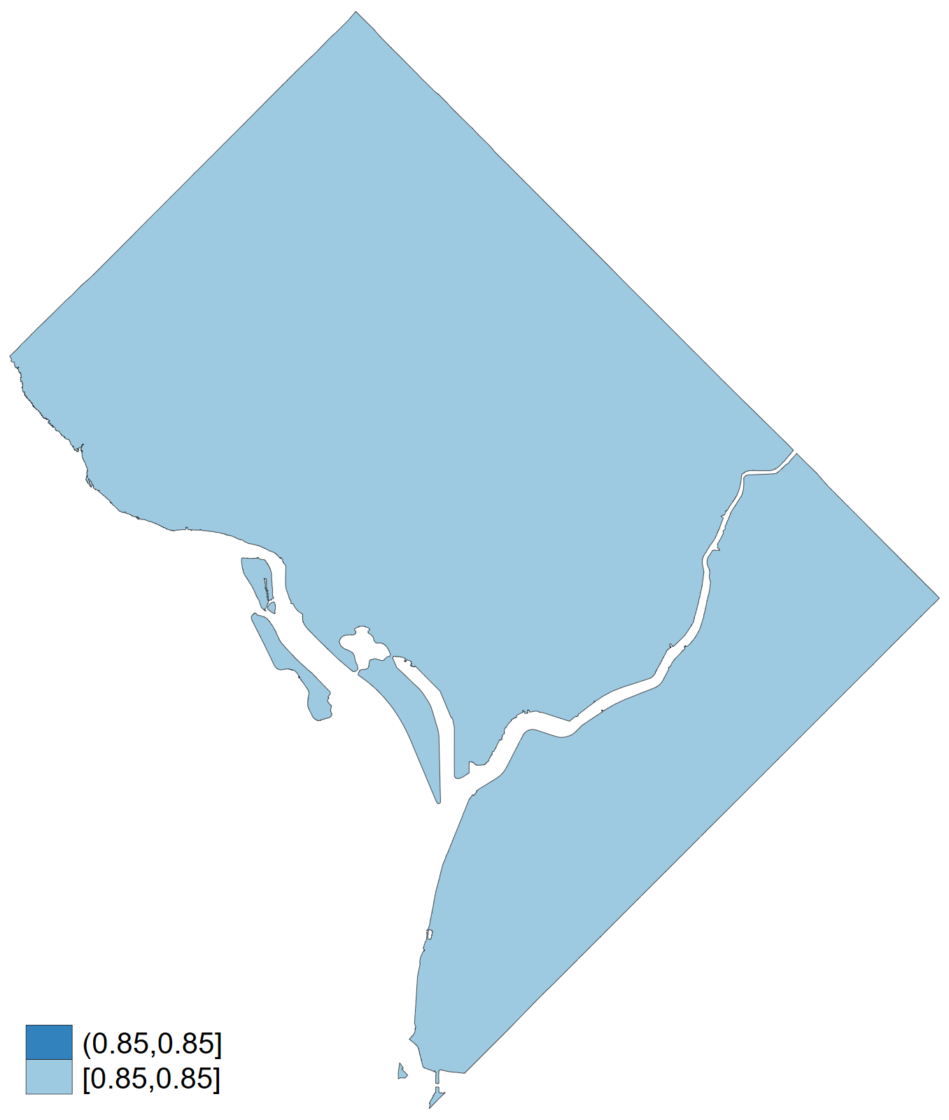 District of Columbia property tax map