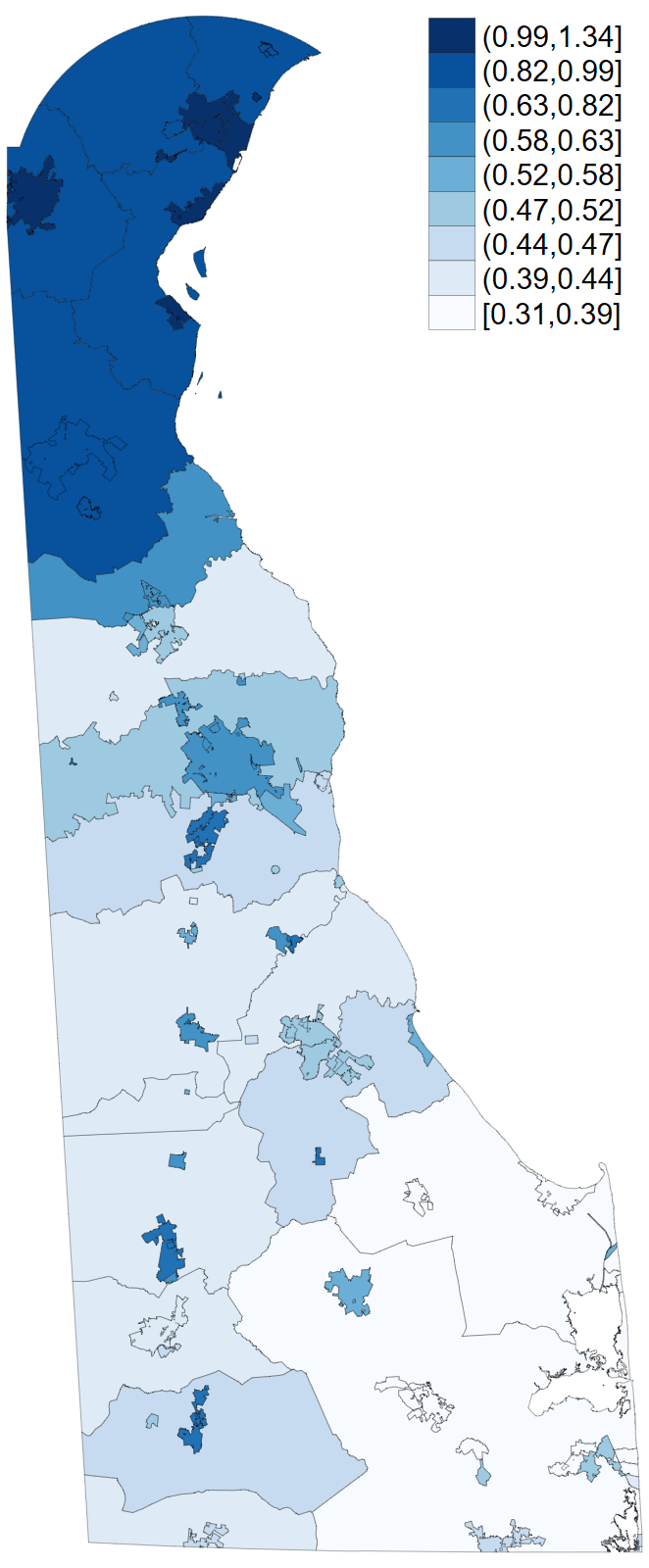 Delaware property tax map