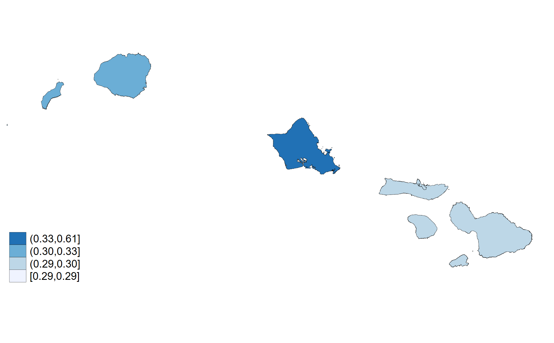 Hawaii property tax map