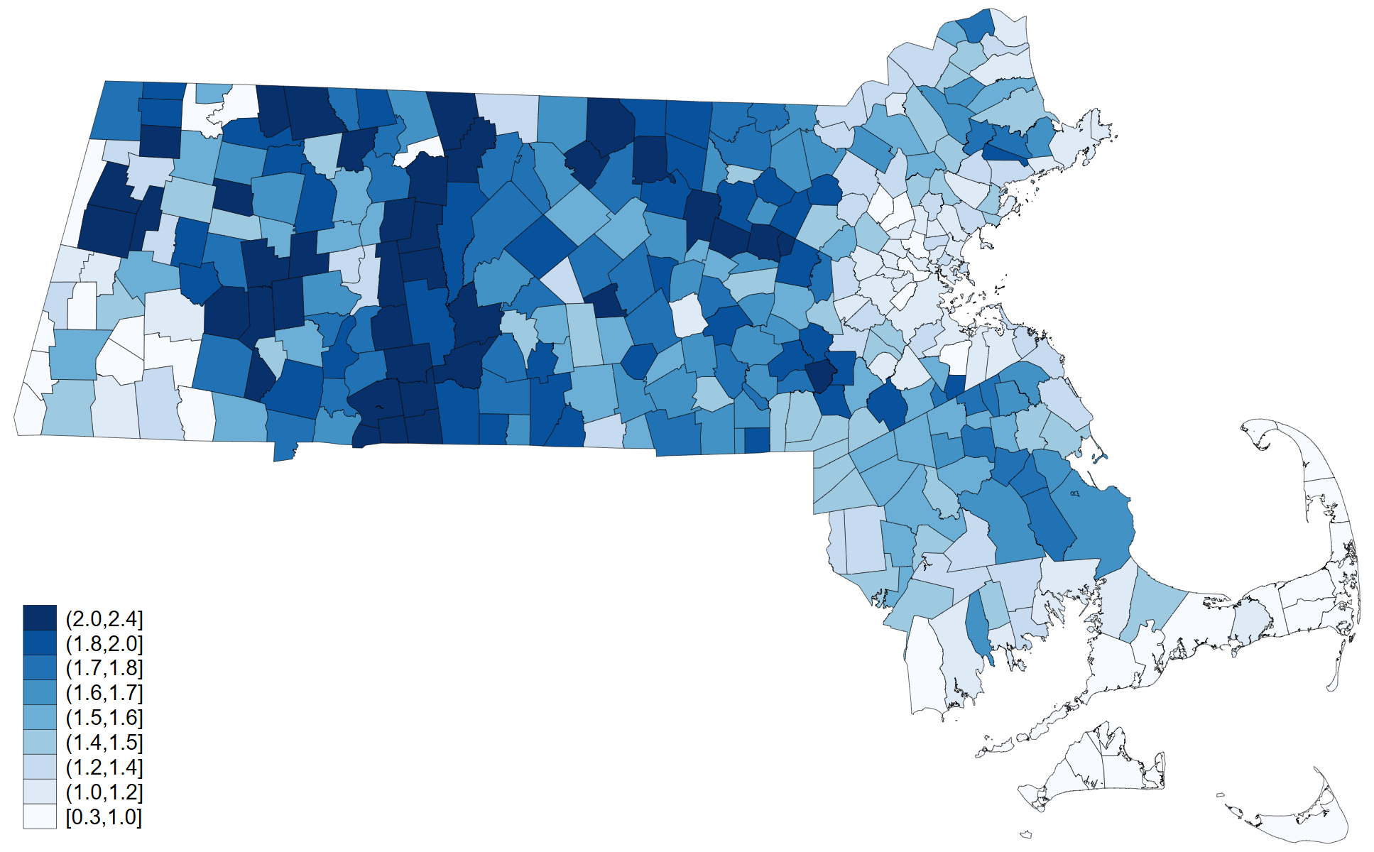 Massachusetts property tax map
