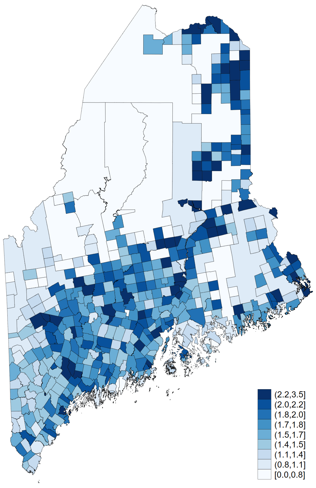 Maine property tax map