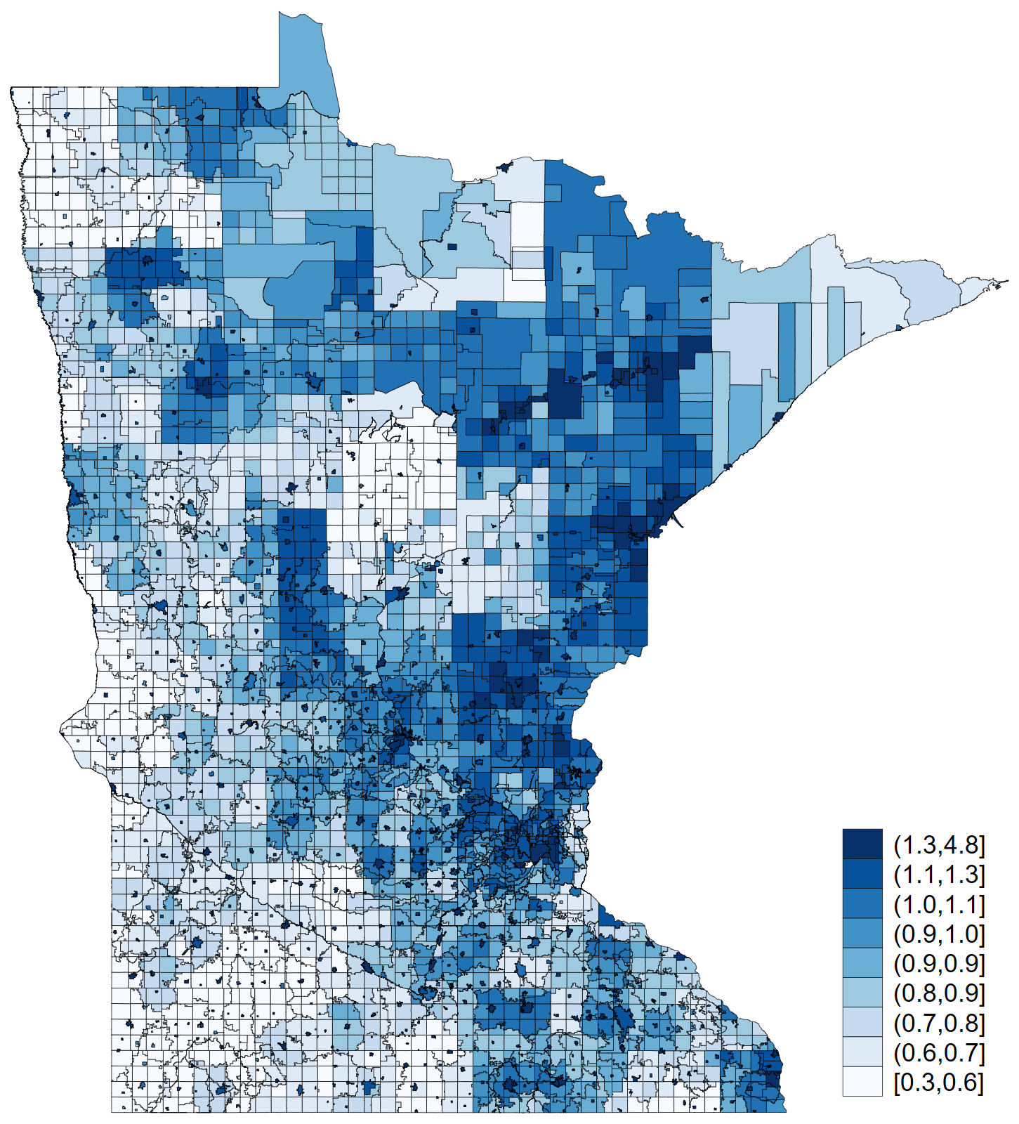 Minnesota property tax map