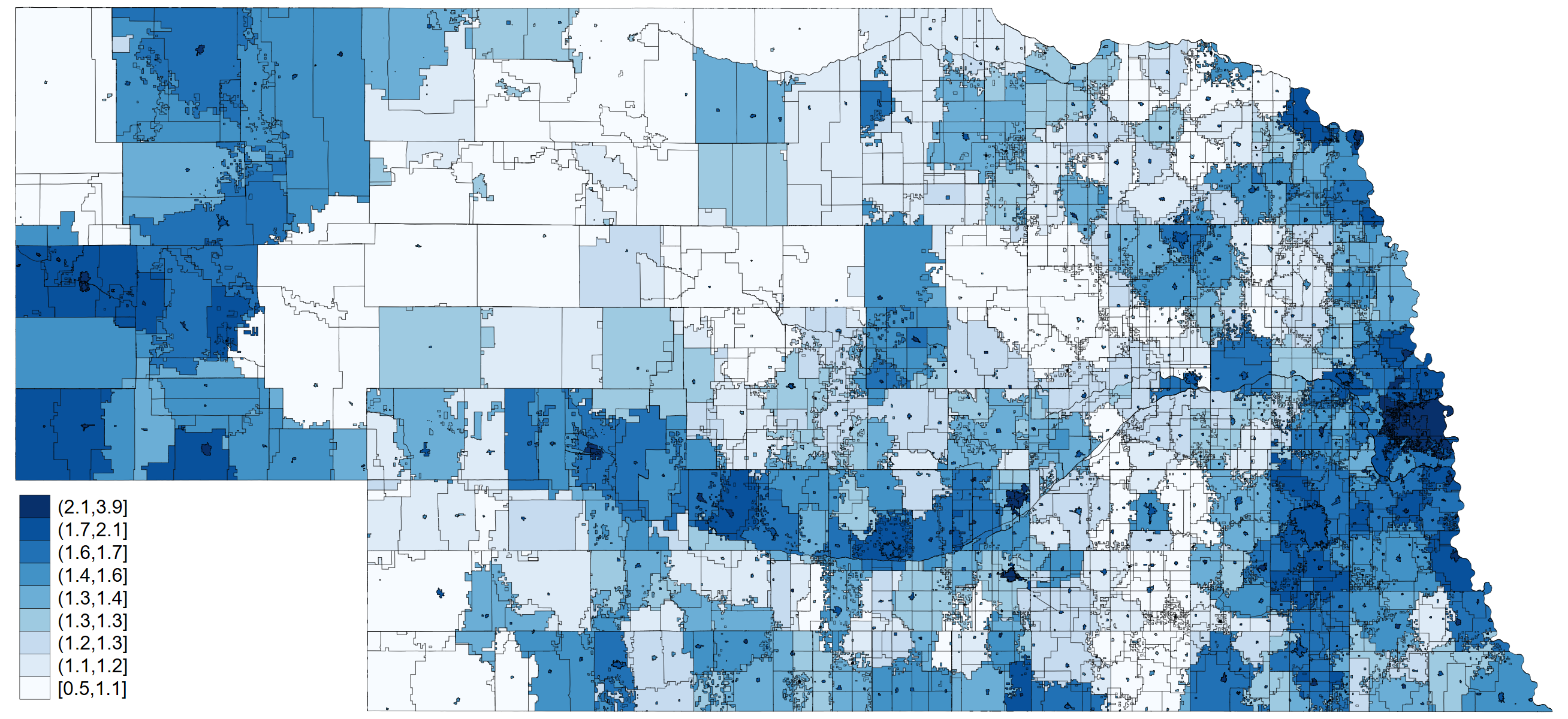 Nebraska property tax map