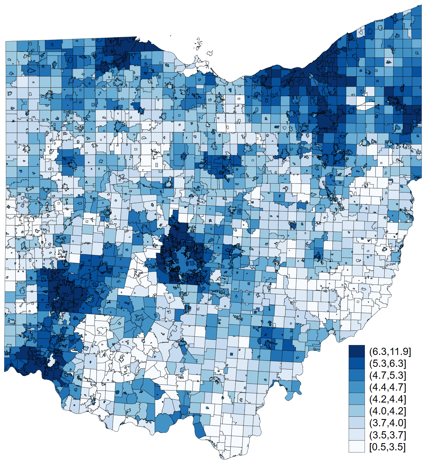 Ohio property tax map