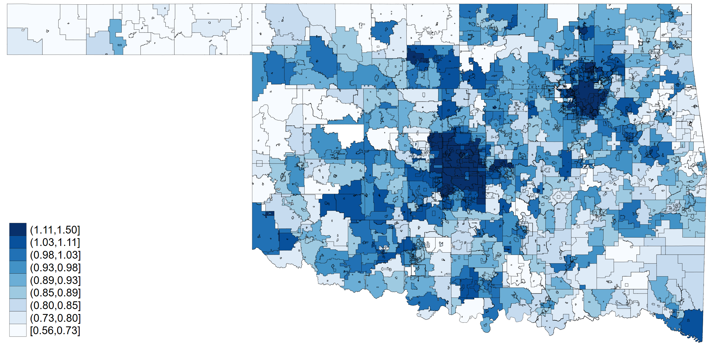 Oklahoma property tax map