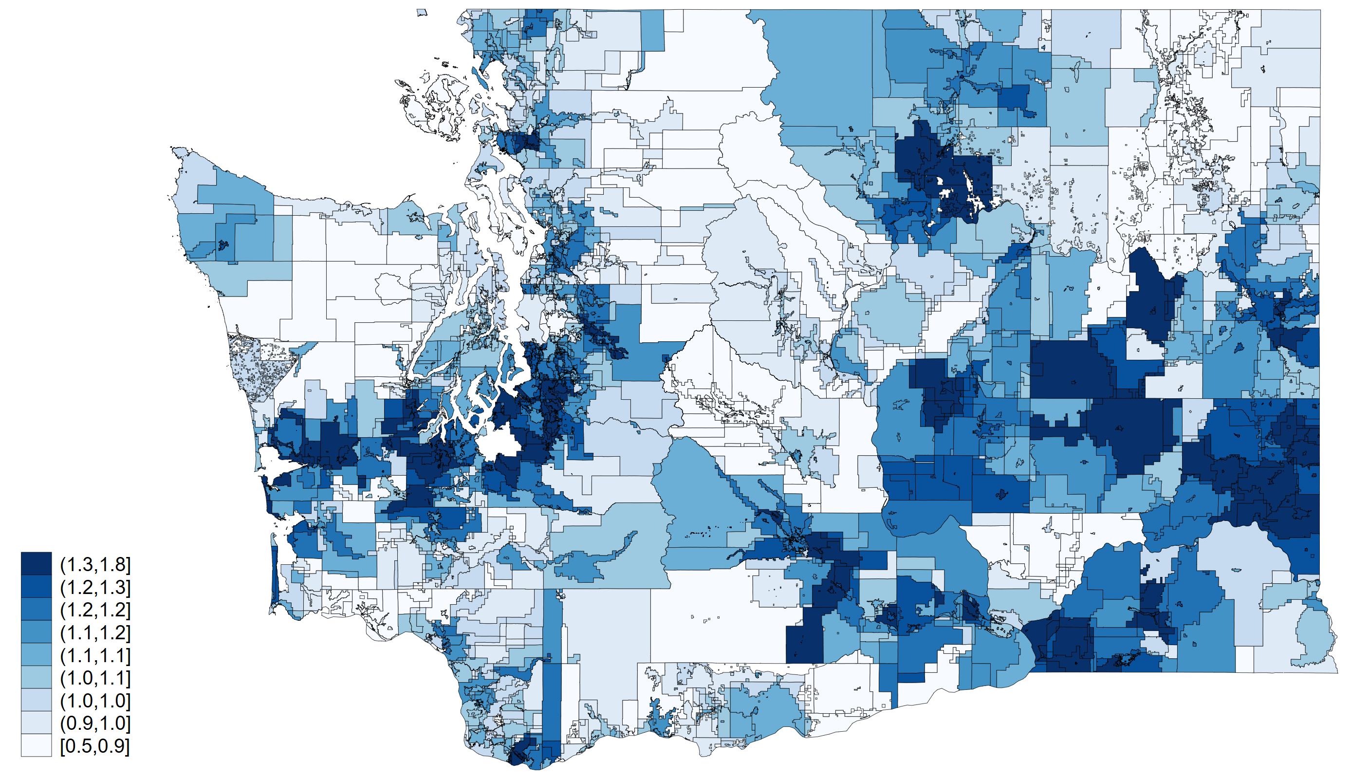 Washington property tax map