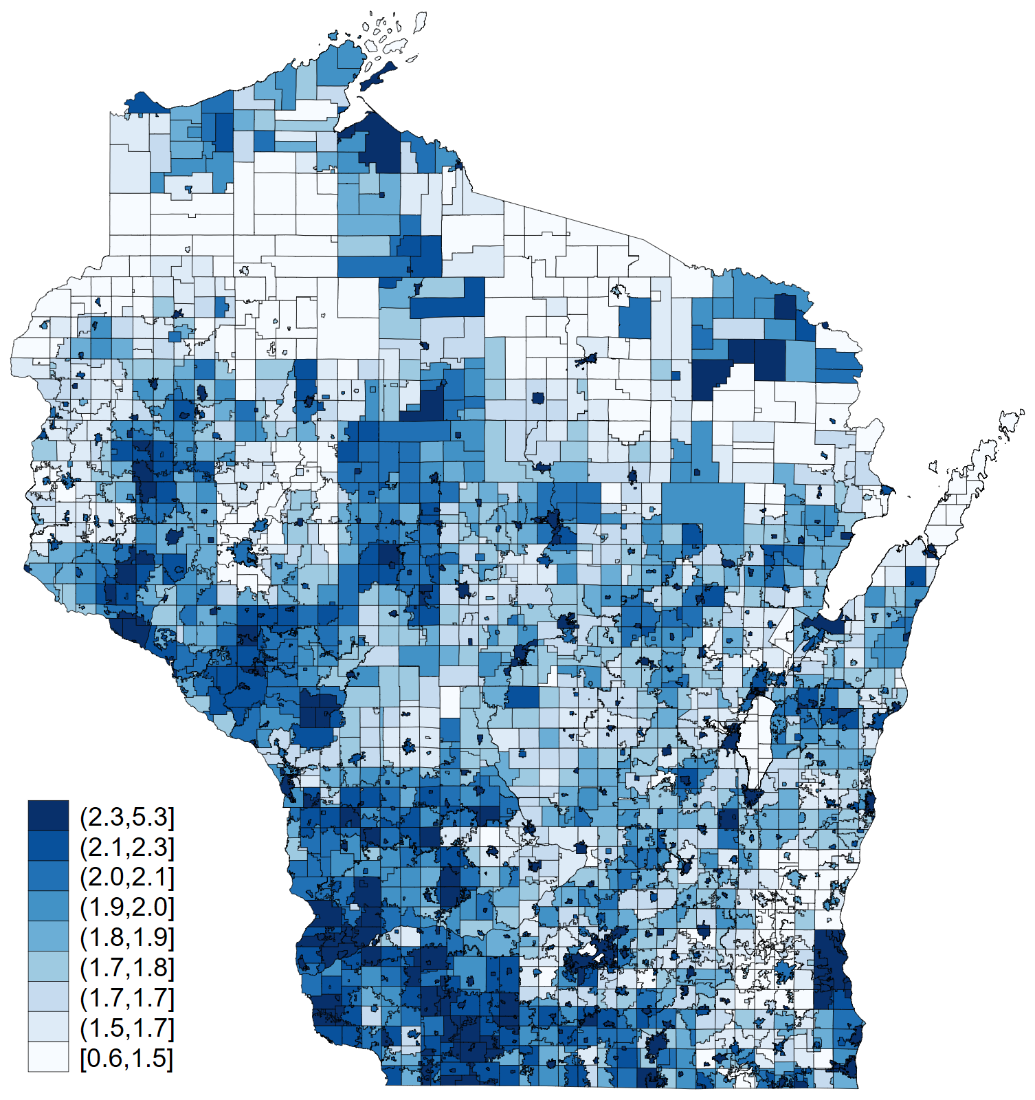 Wisconsin property tax map